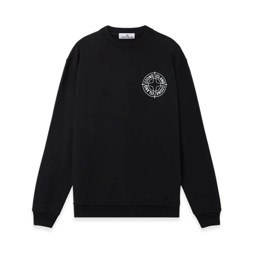 Stone Island 6100001 Cotton Fleece "Black"