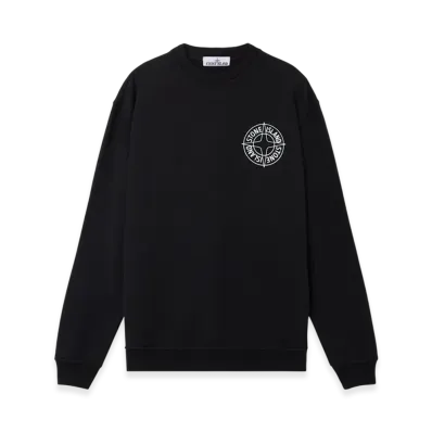 Stone Island 6100001 Cotton Fleece "Black"
