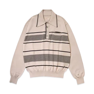 KAPITAL 14G Cotton Carol Polo "Beige"