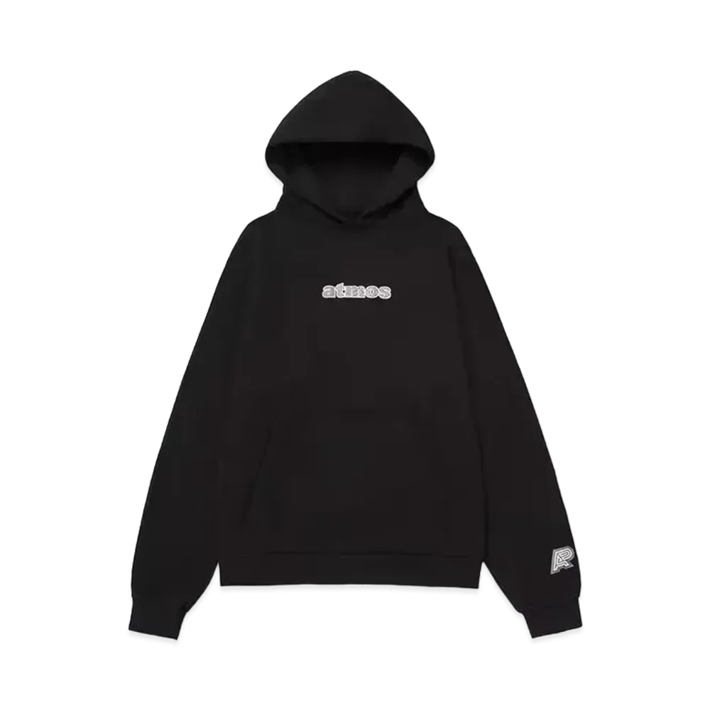atmos x ALBINO & PRETO Script Hoodie "Black"
