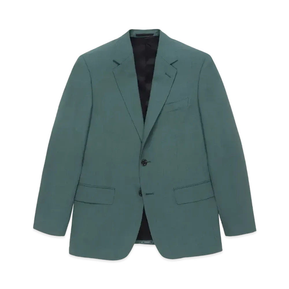 WACKO MARIA x DORMEUIL Single Breasted Jacket "Green"
