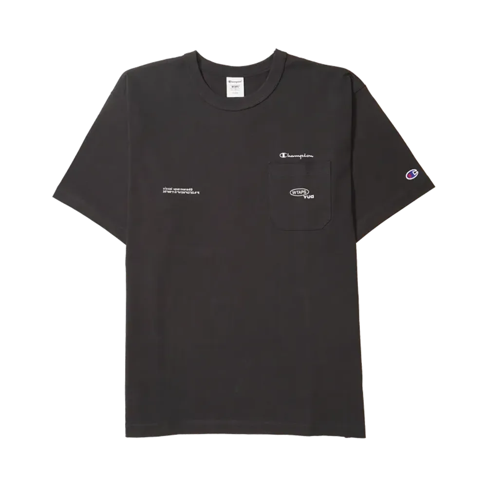 WTAPS x Champion Academy / SS / Cotton "Black"