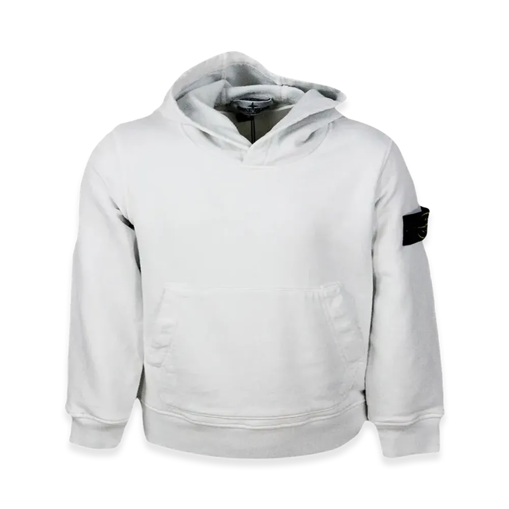 Stone Island Kids Hoodie "White"