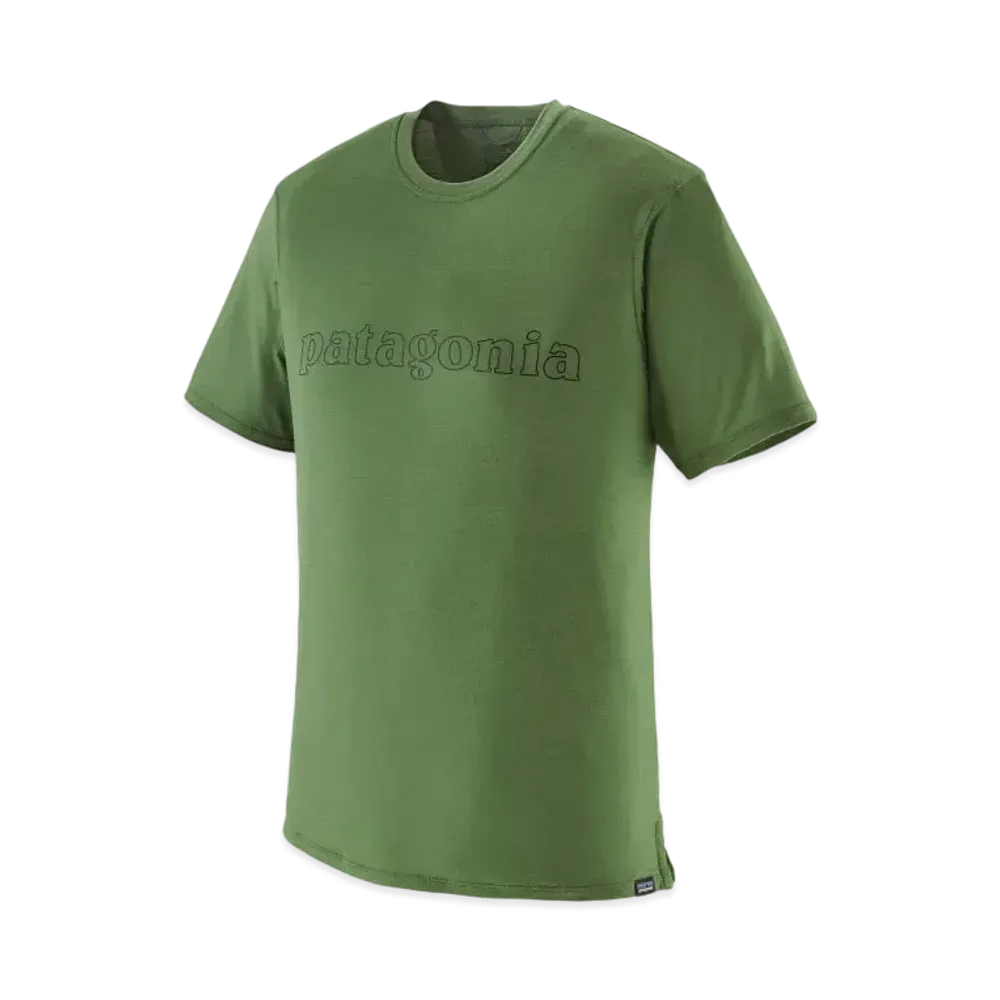 Patagonia Men's Cap Cool Merino Graphic Shirt "Terrain Green"