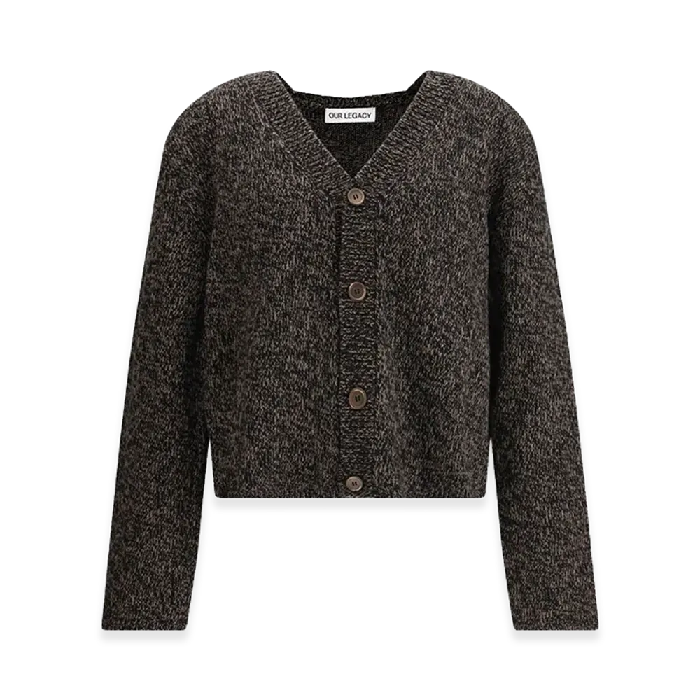 OUR LEGACY "Academy" Cardigan "Brown"