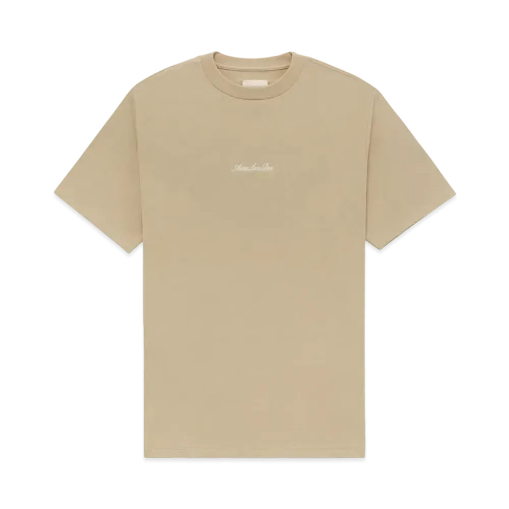 Aime Leon Dore Embroidered Logo Tee "Khaki"