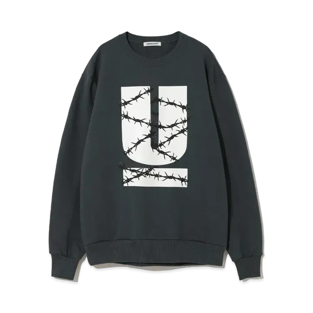 UNDERCOVER Cotton Fleece Pullover "Gray Green"
