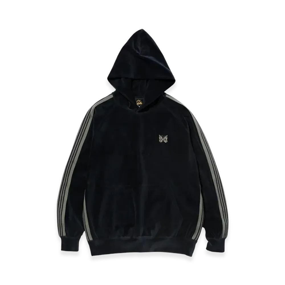 NEEDLES Track Hoodie Velour "Navy"