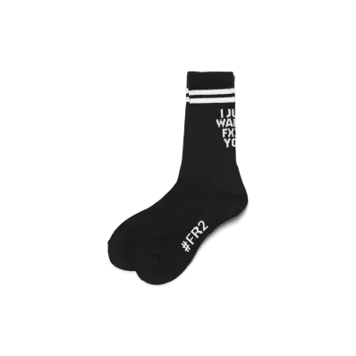 FR2 Message Socks "Black"