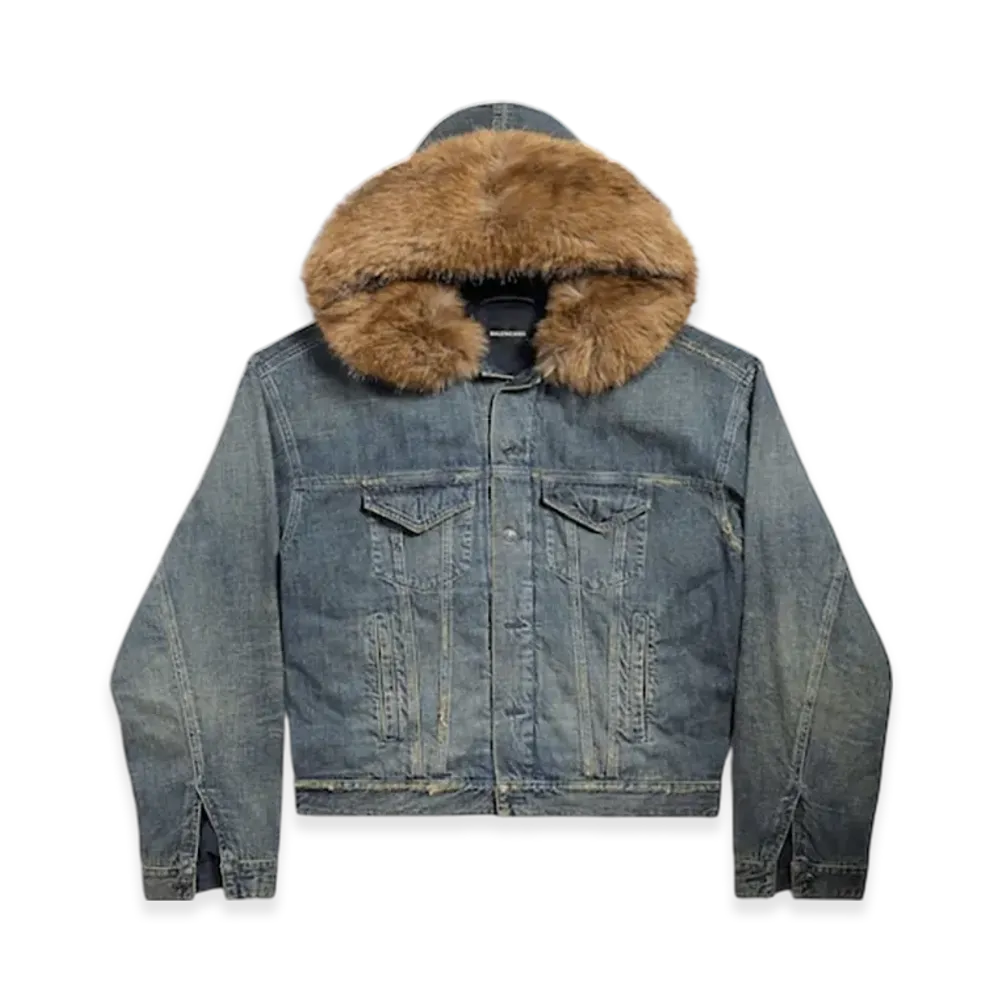 BALENCIAGA Boxy Jacket "Blue"