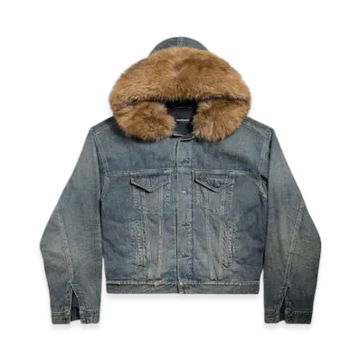 BALENCIAGA Boxy Jacket "Blue"