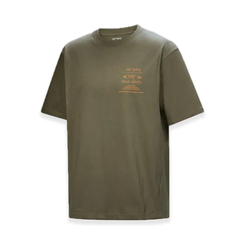 ARC'TERYX Walkgently Cotton Cedar Bark Short Sleeve Men's "Tatsu" X000009555