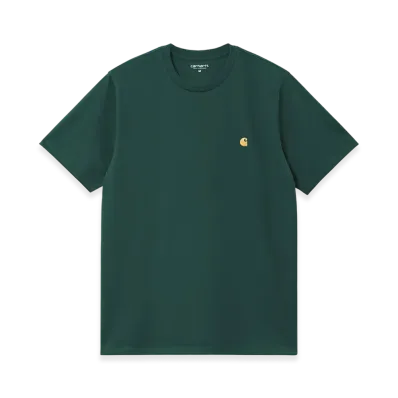 Carhartt WIP S/S Chase T Shirt "Dark Fir/Gold"
