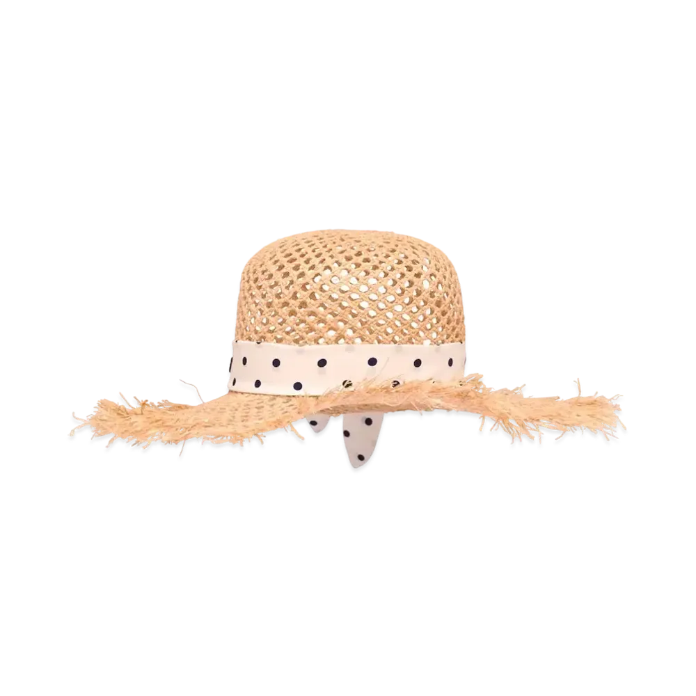 MIU MIU Lafia Hat "Beige/Ivory"