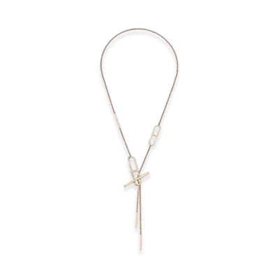 Hermes Ever Chaine D'ancre Necklace PM "Pink Gold"