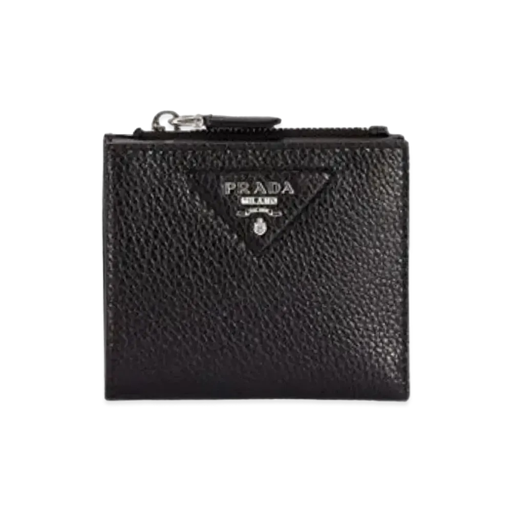 PRADA Small Leather Wallet "Black"