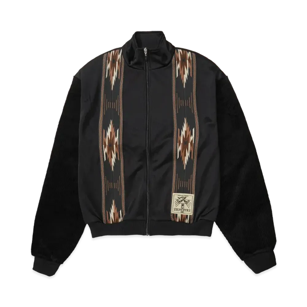 KAPITAL Smooth Jersey KOCHI & ZEPHYR Track JKT "Black"