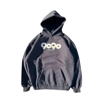 9090 OG Logo Rich Ballon Hoodie "Charcoal"