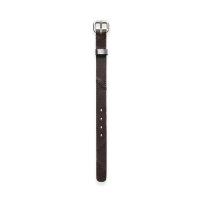 OUR LEGACY Cigarr Bracelet "Maduro Brown Cattle Hide"