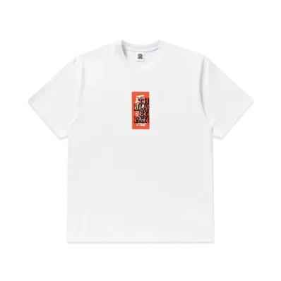Black Eye Patch Handle With Care Tee "White"