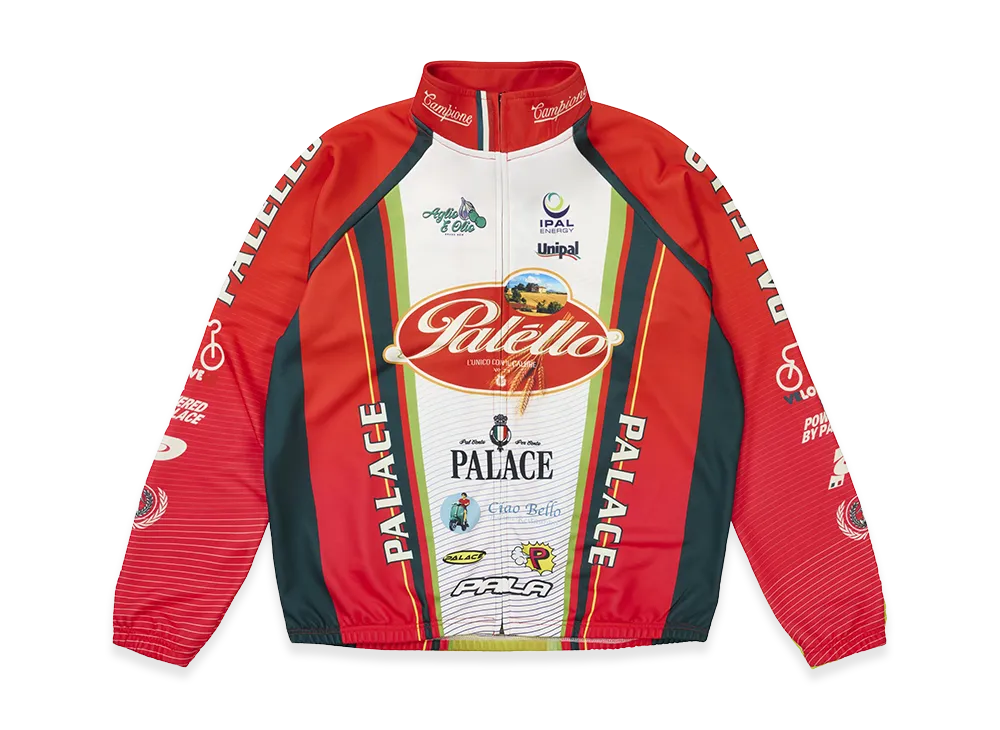 PALACE Palello Cycling Zip Jacket "Red"