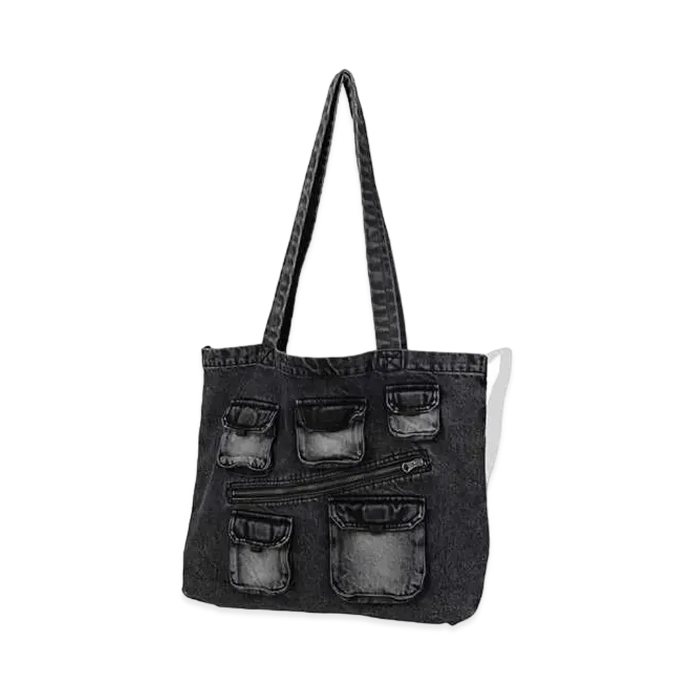 WIND AND SEA x Shay Denim Bag "Black"
