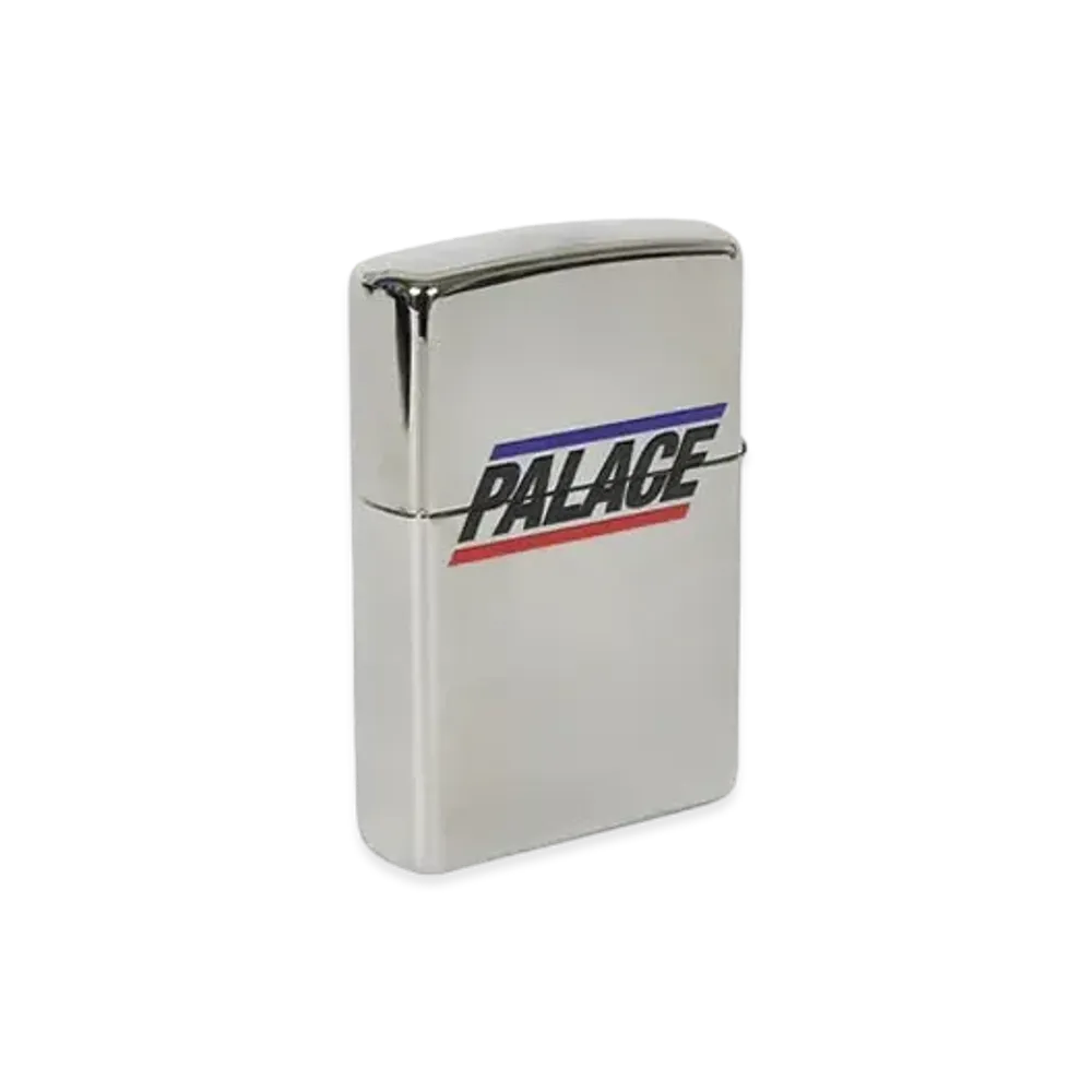 PALACE BASICALLY A ZIPPO LIGHTER HIGH POLISH "Chrome"