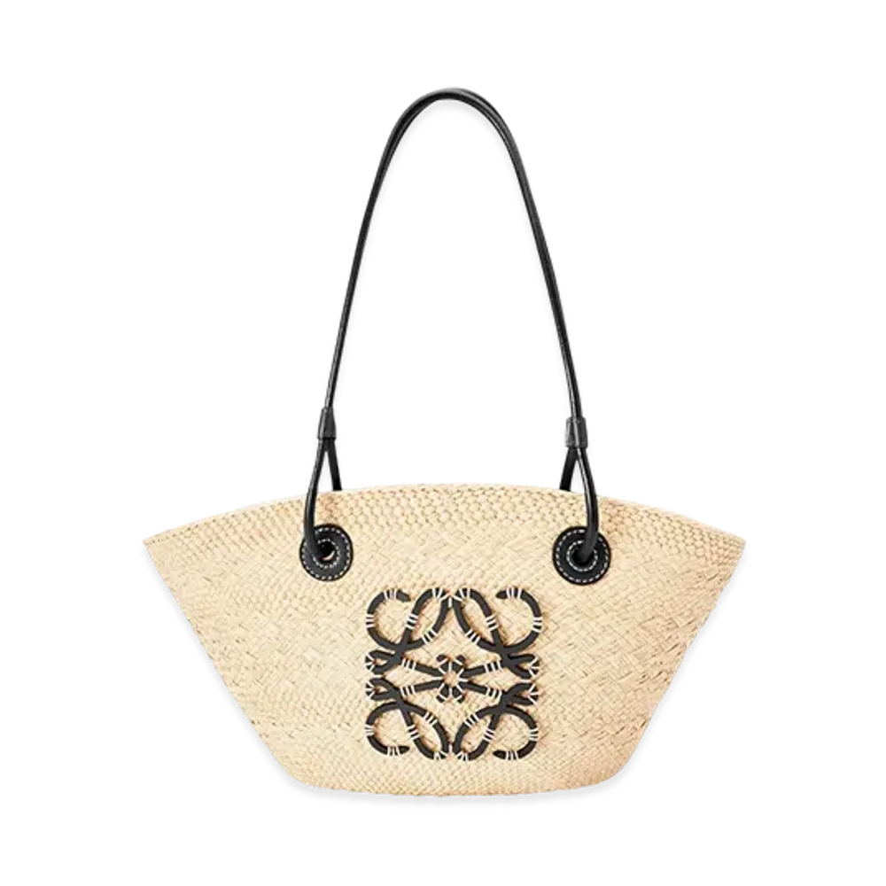 LOEWE Anagram Basket Bag Small "Natural/Black"