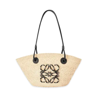LOEWE Anagram Basket Bag Small "Natural/Black"