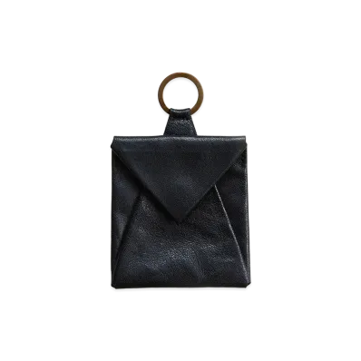 NICENESS Fats Horse Leather Coin Case "Black"