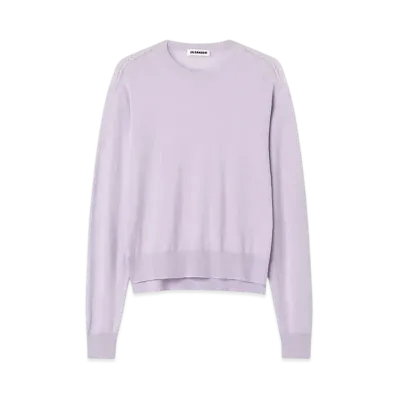 Jil Sander Women's Crew-Neck Sweater "Lilac Sky"