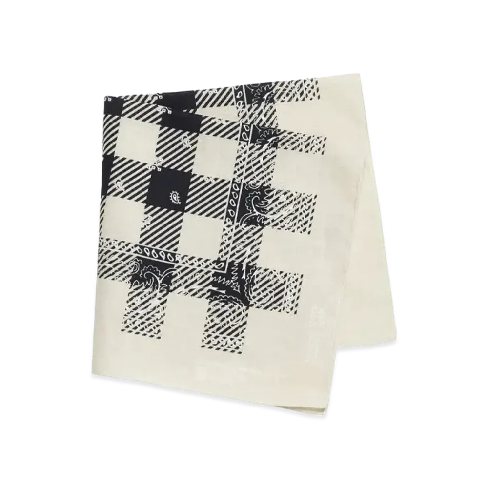 N.HOOLYWOOD Bandana "Beige x Black"