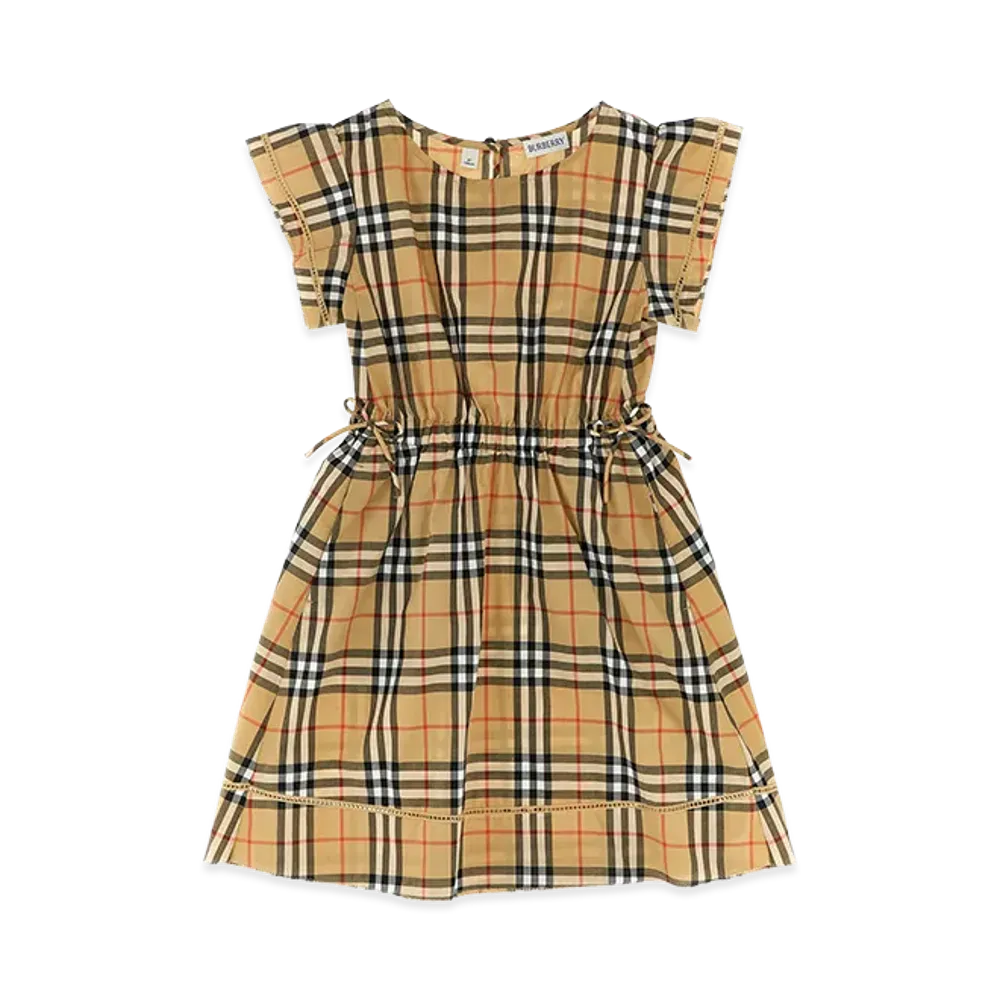Burberry Kids Adele Dress "Beige"