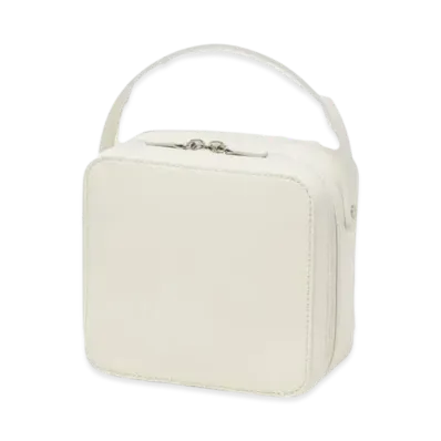 AURALEE Leather Small Travel Case "White"