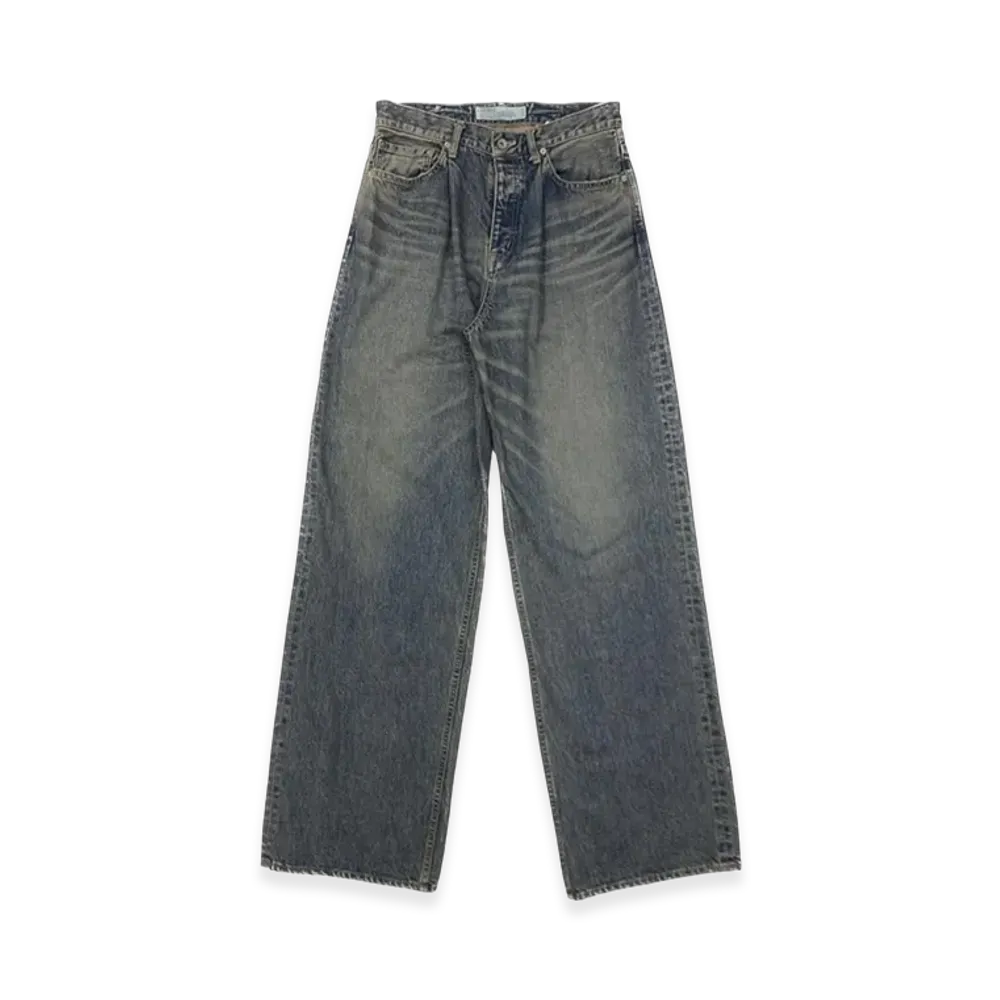 DAIRIKU Wide Vintage Denim Pants "Indigo"