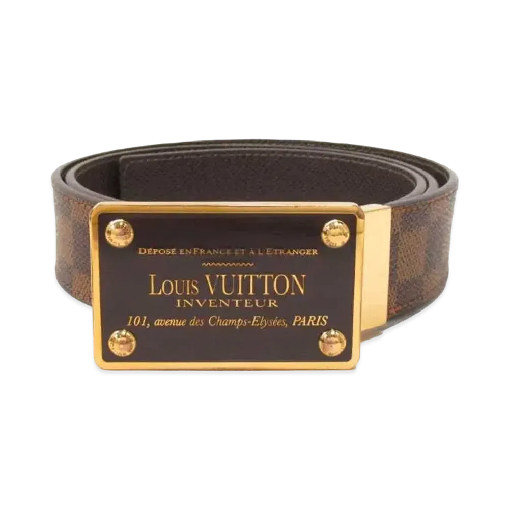 Louis Vuitton Damir Taiga Ceinture Inventeur Reversible Belt
