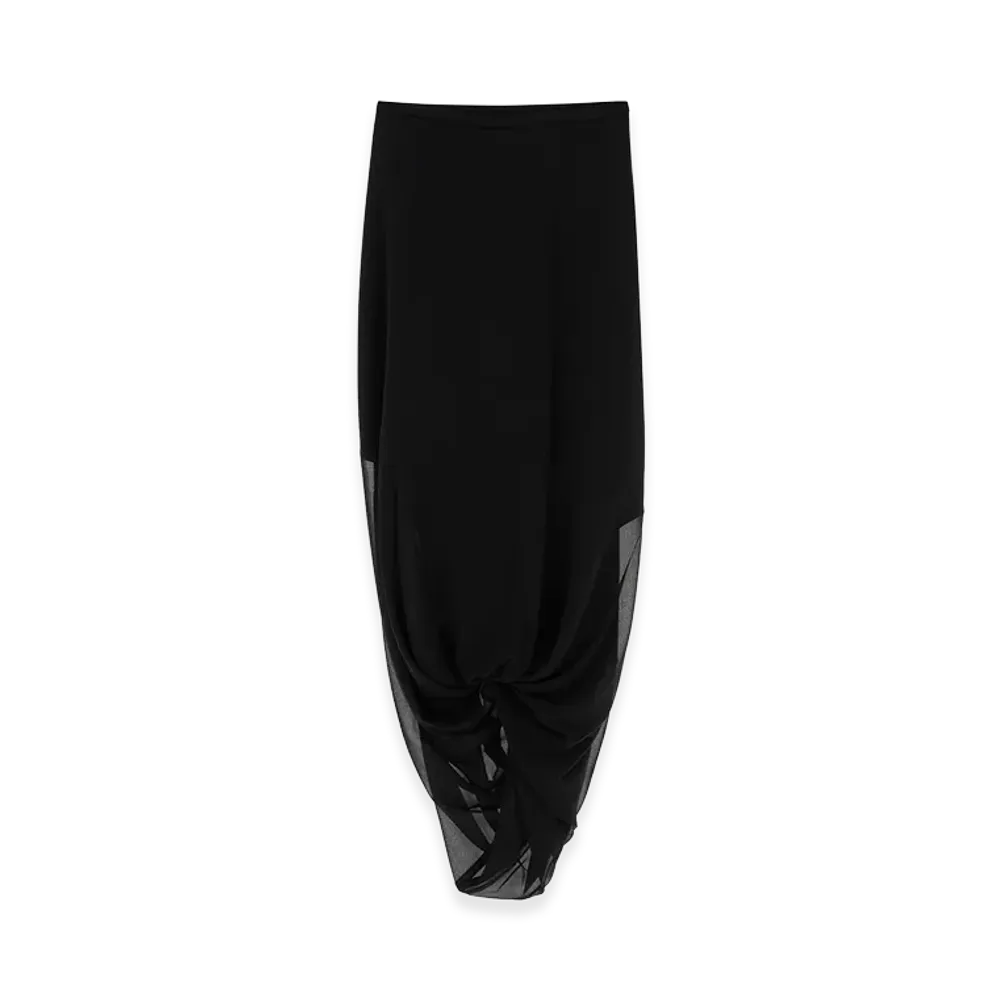 MM6 Maison Margiela Women's Midi Skirt "Black"
