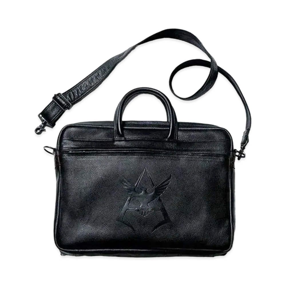 PORTER x STRICT-G Mobile Suit Gundam 2Way Leather Briefcase Red Comet Model "Black"