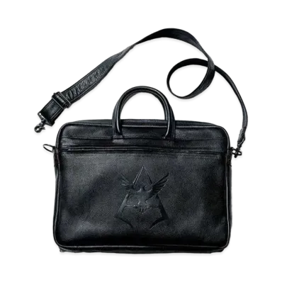 PORTER x STRICT-G Mobile Suit Gundam 2Way Leather Briefcase Red Comet Model "Black"