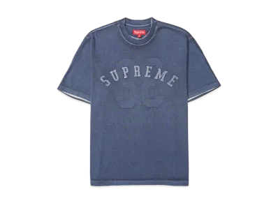 Supreme Overprint S/S Top "Navy"