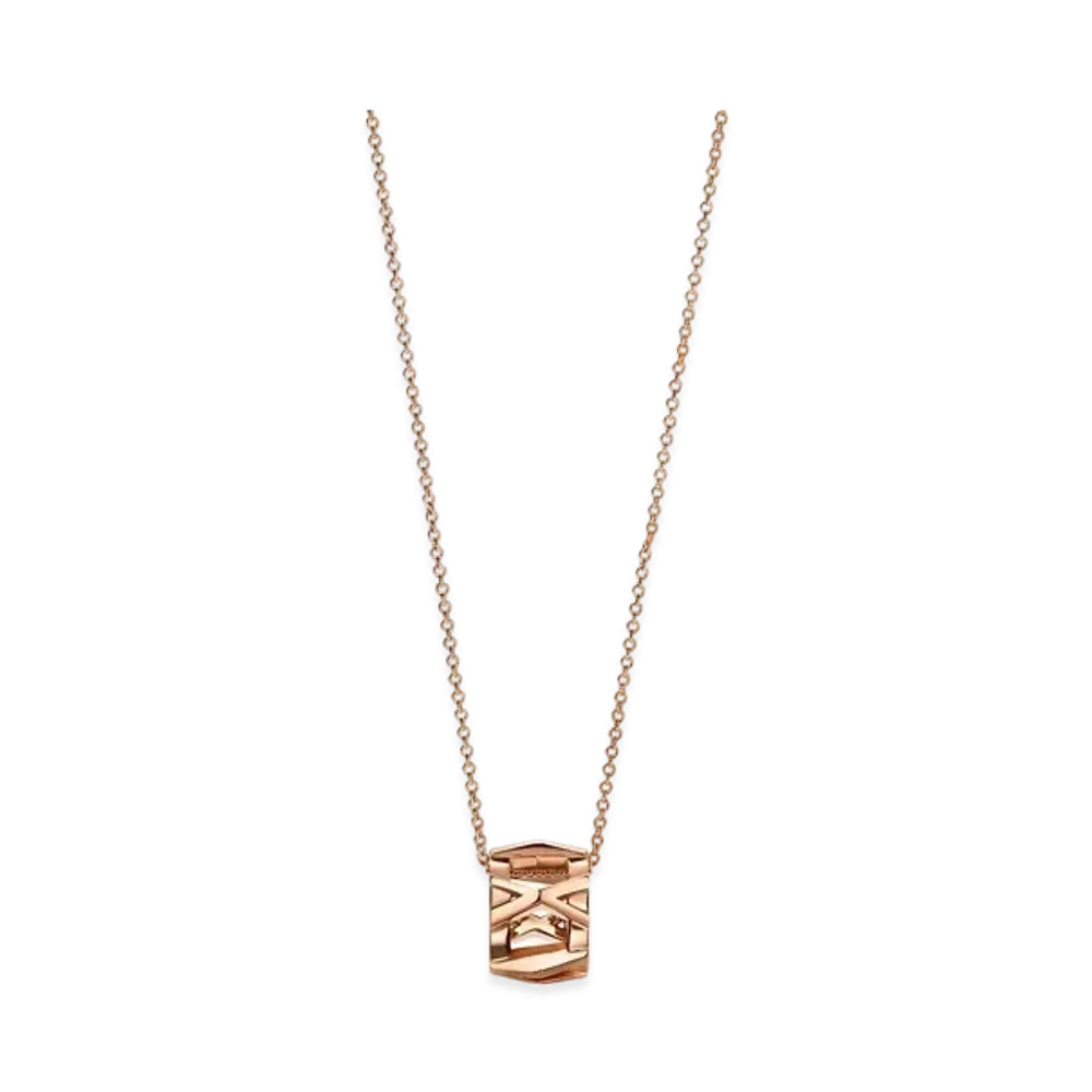 Tiffany & Co. Tiffany Atlas X Open Pendant Large 18K "Rose Gold"