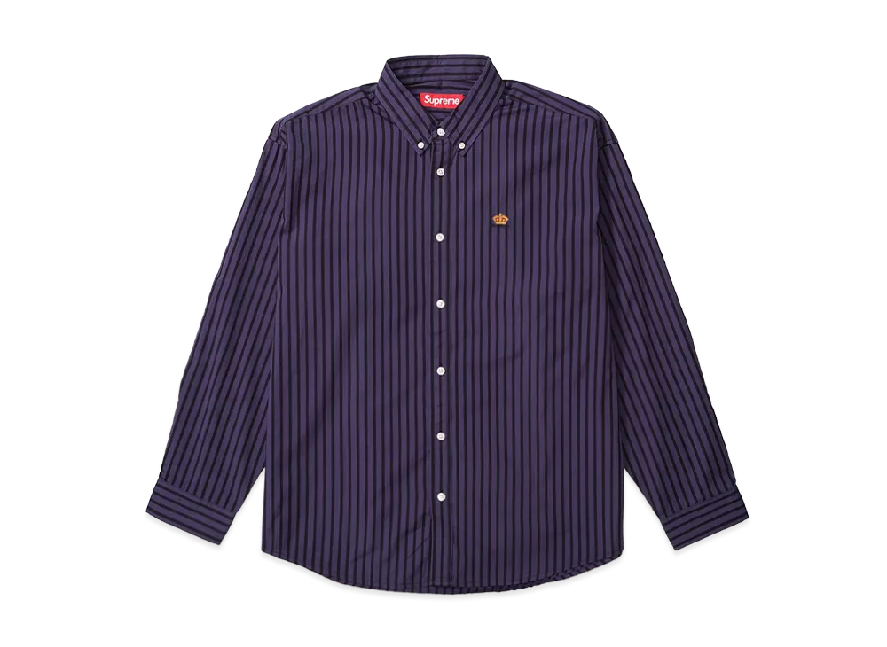 Supreme Stripe Shirt "Purple"