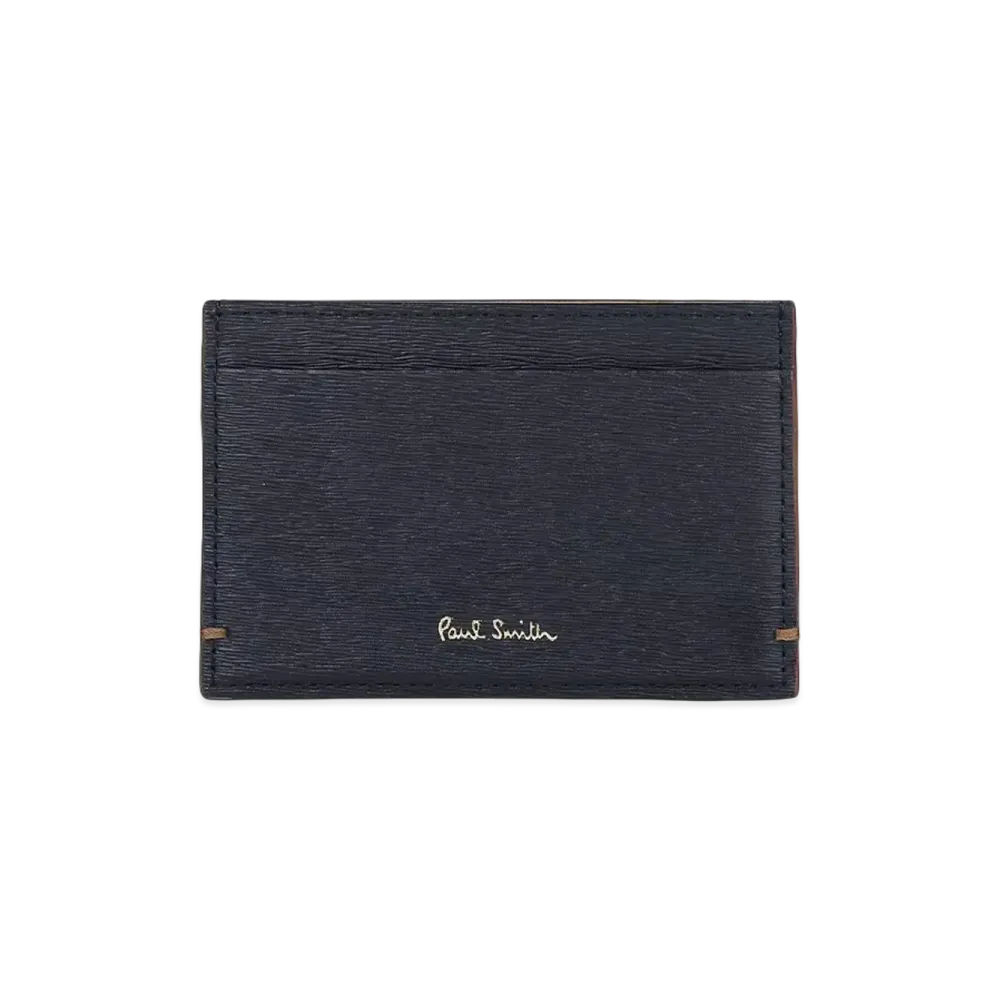 Paul Smith Colored Edge AW24 Pass Case "Navy"