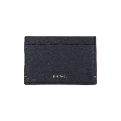 Paul Smith Colored Edge AW24 Pass Case "Navy"