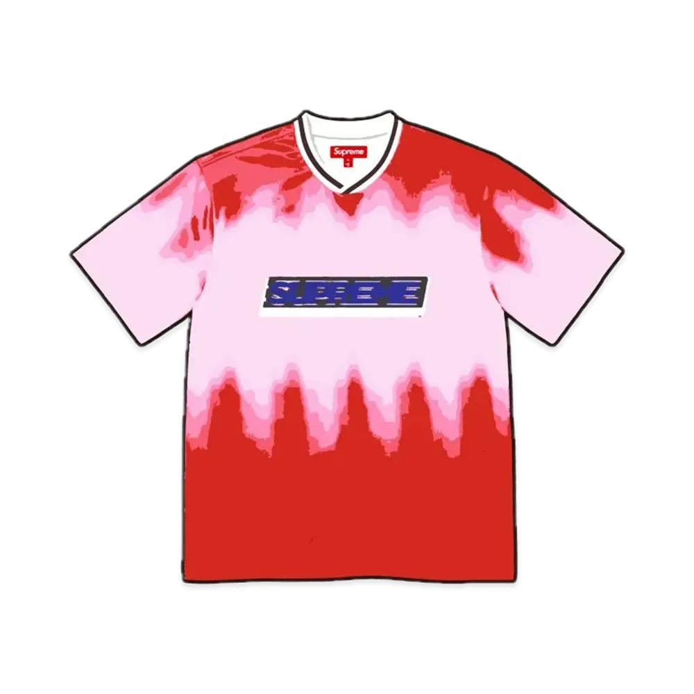 Supreme Blur Soccer Jersey "Red"