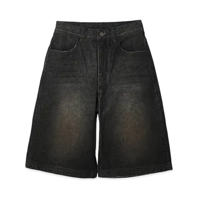 X-Girl Women's Waxed Denim Shorts "Black"