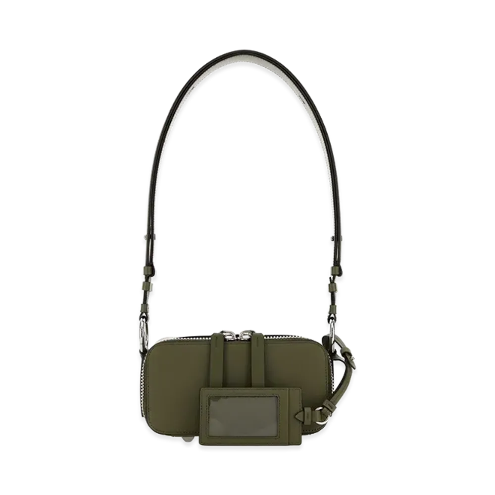 Maison Margiela Women's Olive Green Leather Shoulder Bag "Green"