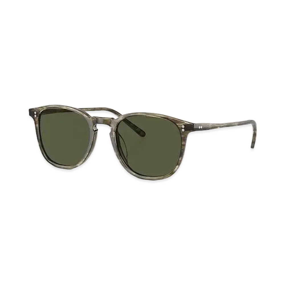 OLIVER PEOPLES Finley 1993 Sun Exclusive "Soft Olive Bark"
