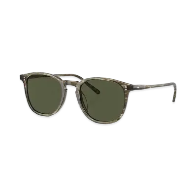 OLIVER PEOPLES Finley 1993 Sun Exclusive "Soft Olive Bark"