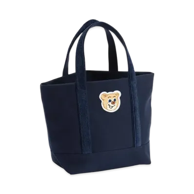 FEILER Old Teddy Patch Tote Bag "Navy"